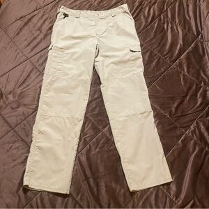 Men's Tactical Pants Size 40x34 Khaki Ripstop Cargo Work Utility